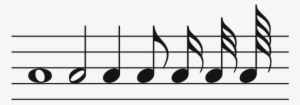 Half Note, Whole Note, Quarter Note, 8th Notes Note - Alto Music Note Symbol