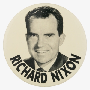 Richard Nixon Political Button Museum - 3-in President Richard Nixon Republican Tin Litho Political
