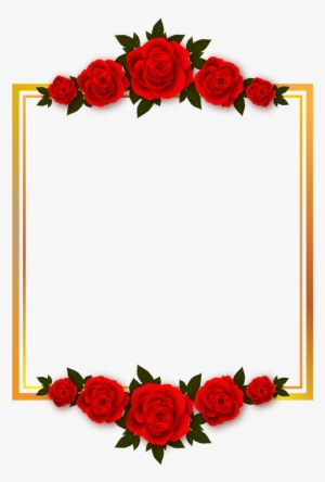 Vacation, Rose, Flowers, Plate, Frame, Photo Frame - Rose Floral Photo Frame