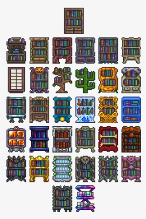 Image Result For Npc Themed Houses Terraria - Terraria Bookcase