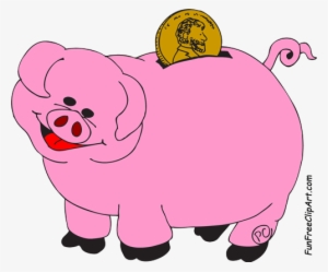 Free Piggy Bank Clipart The Cliparts - Clip Art Of Piggy Bank