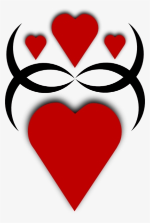 How To Set Use Black Red Hearts Clipart