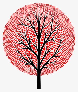 This Free Icons Png Design Of Red Hearts Tree