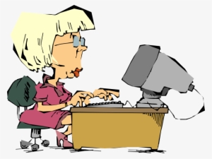 Secretary Clipart - Make Money Online When You're Over 50