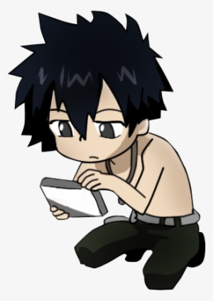 Grey Fairy Tail Png - Fairy Tail Chibi Gray