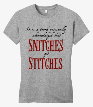 Girly Grey Snitches Get Stitches T-shirt - Science Teacher Gift For Teachers Science Tshirt Biology