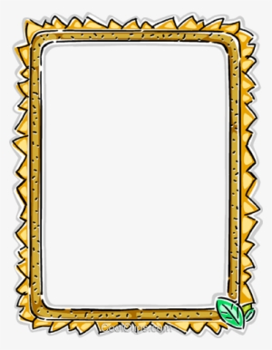 Decorative Frame Royalty Free Vector Clip Art Illustration - Hunger Games Page Borders
