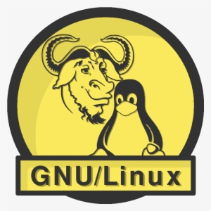 Gnu & Tux - Gnu Linux Logo Png