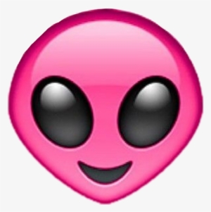 Pink Alien Emoji