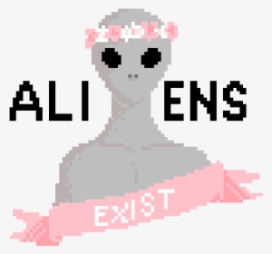 Alien Emoji - Alien Pixel