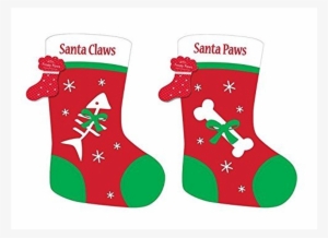 Dog 'santa Paws' Christmas Stocking - Pet Xmas Stocking Santa Claws