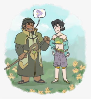 Here's Warlock Hunk From That D&d Episode And Keith - Cartoon