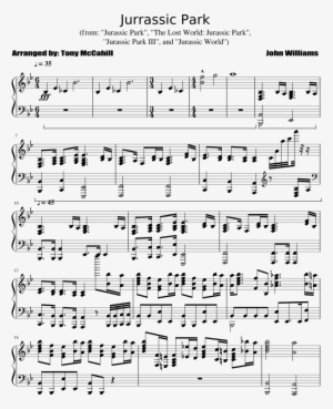 Jurrassic Park Sheet Music Composed By John Williams - John Williams Jurassic Park Orchestra Sheet