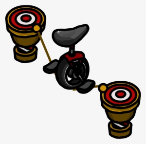 Unicycle Tightrope - Illustration