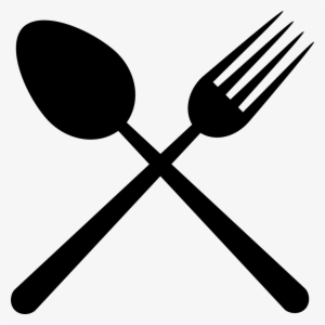 Restaurant Cutlery Symbol Of A Cross Comments - Fork And Spoon Clipart