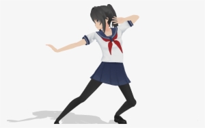 Yandere Chan Fictional Character Transparent Png 584x497 Free Download On Nicepng - yandere simulator sur roblox