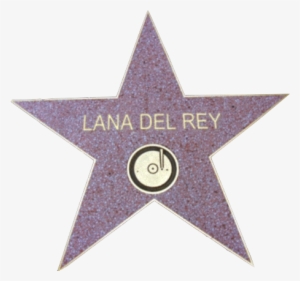 Star, Transparent, And Lana Del Rey Image - Walk Of Fame