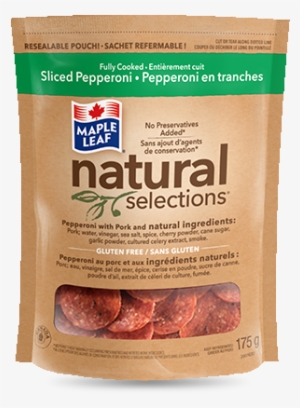 Maple Leaf Natural Selections Sliced Pepperoni - Maple Leaf Foods