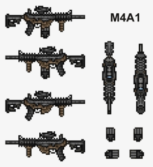 M4a1 M4a1 Roblox Transparent Png 420x420 Free Download On Nicepng - roblox this is how you use a m4 iron sights 1