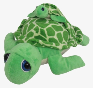 Banner Stock Wishpets Pint Sized Pals Green Sea With - Turtle With Baby Plush