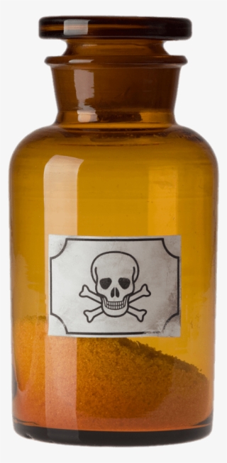 Bottle Of Poisonous Mixture - Skull And Bones Design Shower Curtain