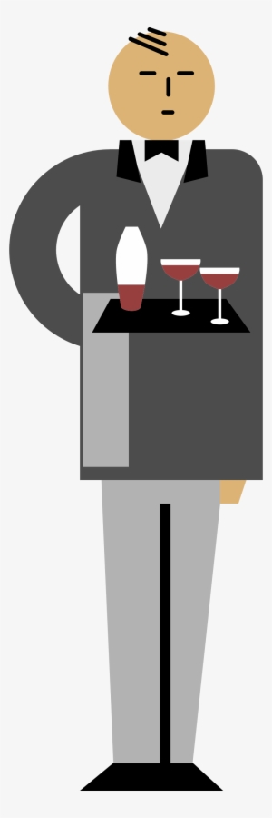 This Free Icons Png Design Of Wine Waiter