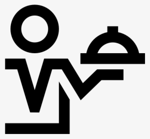 This Icon Features A Nondescript Person In A Uniform - Waiter Icon