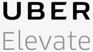Uber Elevate Assets Lockup-black - Round Uber Sticker