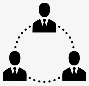 People Community Team Users Team Connection Comments - Organisational Structure Icon