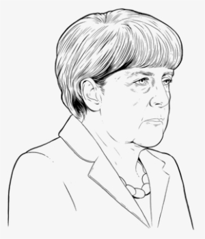 If She Wins And Serves A Full Four Year Term, Merkel - Angela Merkel Drawing