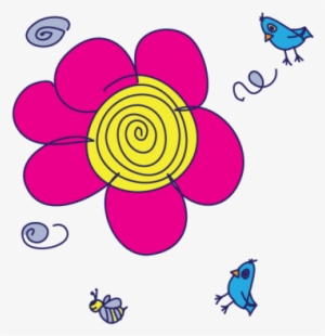 Flower Hand Drawn Color Png