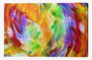 Art, Colorful Light Streaks Abstract Background In - Blue