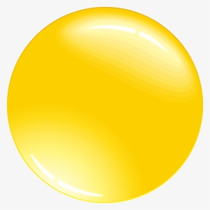 Sphere Three - Yellow Ball Transparent Background