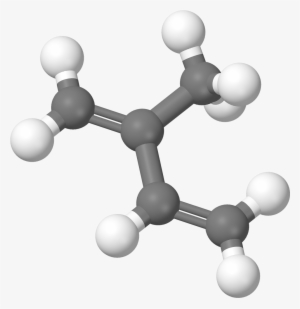 Isoprene 3d Balls B - Molecule