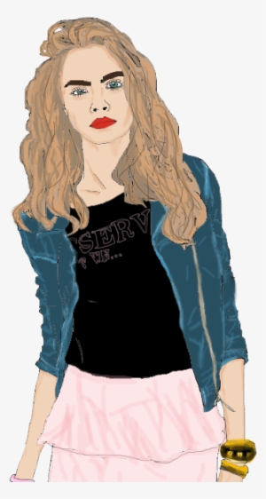 Cara Delevigne - Drawing