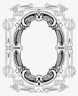 Circle Ornate Frame - Frame Clip Art