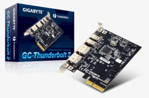 Gc-thunderbolt 2 - Gigabyte Dual-port 20gb/s Thunderbolt 2 Card For Gigabyte