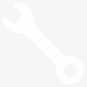 Report Bug - Spanner White Icon Png