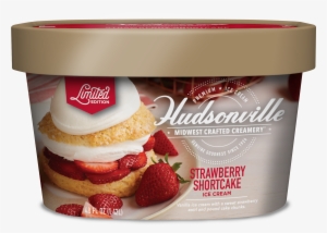 Strawberry Shortcake Carton - Hudsonville Strawberry Shortcake Ice Cream