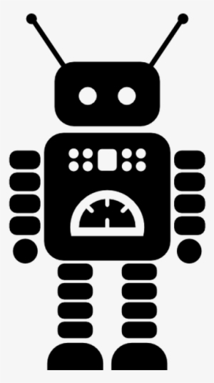 Robot With Flexible Arms And Legs Free Vector Icon - Wall Sticker Robot