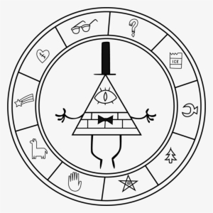 Bill Cipher Coloring Pages 2 By Joseph - Gravity Falls Bill Logo