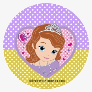 topper princesa sofia png - baby elephant pink png