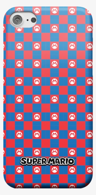 Nintendo Super Mario Checkerboard Pattern Phone Case - Mobile Phone