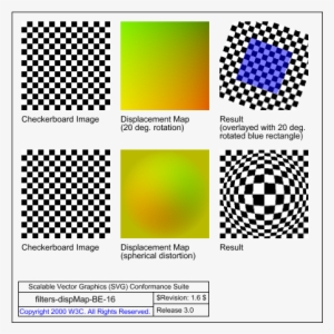 Checkerboard Image Checkerboard Image Displacement - Displacement Map Svg