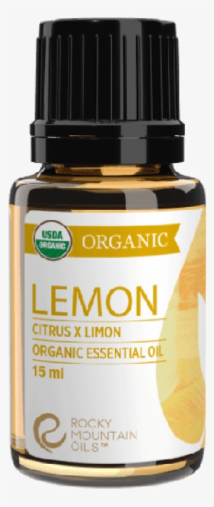 Organic Lemon Peeled Organic Lemon Front - Rocky Mountain Oils Energize Pure Natural Essential