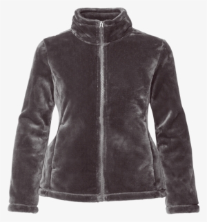 Women's Plus-size Faux Fur Jacket - Leather Jacket