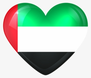 United Arab Emirates Large Heart Gallery Yopriceville - Syrian Flag In Heart Png