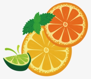 Limon Vector Png - Orange And Lemon Vector