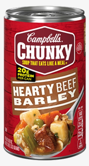 Hearty Beef Barley Soup - Campbell's Chunky Soup, Classic Chicken Noodle - 18.6