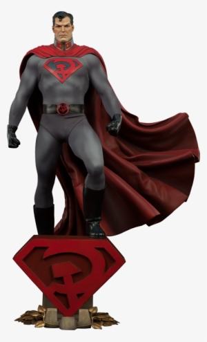 "red Son" Edition Statue - Sideshow Collectibles Dc Comics Superman Red Son Premium